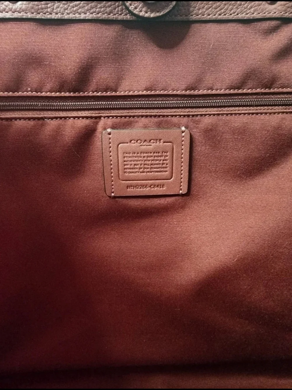 Coach Dempsey Tote 40 Signature Jacquard Stripe & Patch Black Smoke EUC